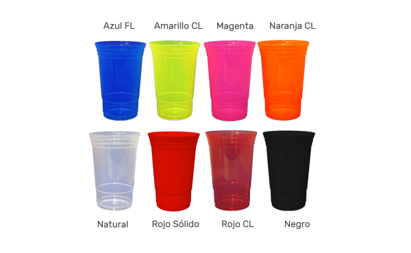 Vaso 20 oz. Fiesta Sin Impresión - Image 2