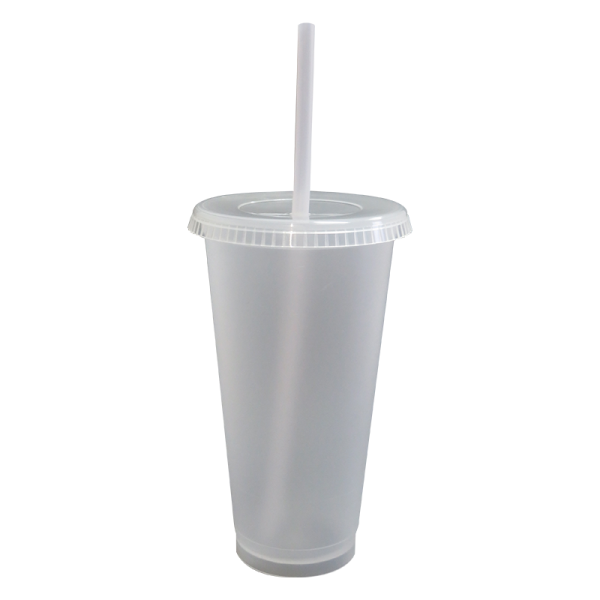 Vaso 24 oz. Liberty Tapa y Popote Sin Impresión