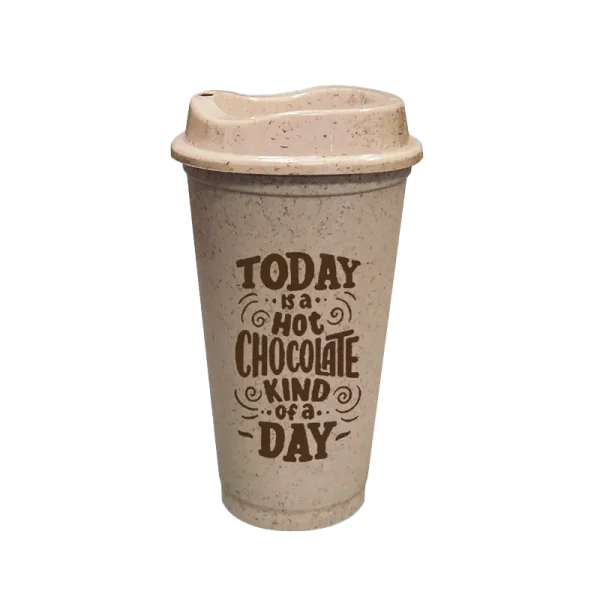 Vaso 16oz. Star de Agave con tapa cafetera