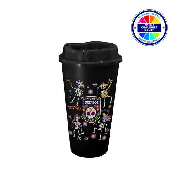 Vaso 12 oz. Sky Tapa cafetera
