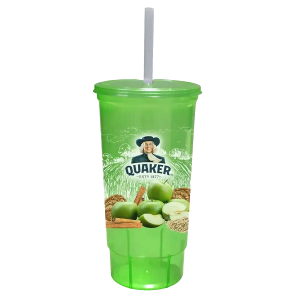 Vaso 32 oz. Bachelor Tapa y Popote
